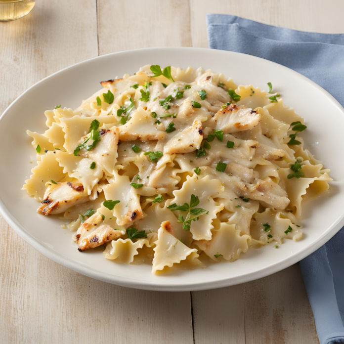Cheesecake Factory’s Farfalle with Chicken and Roasted Garlic