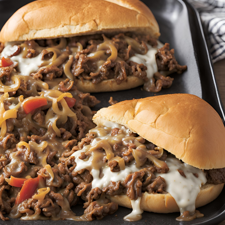 Cheesesteak-Style Sloppy Joe Recipe