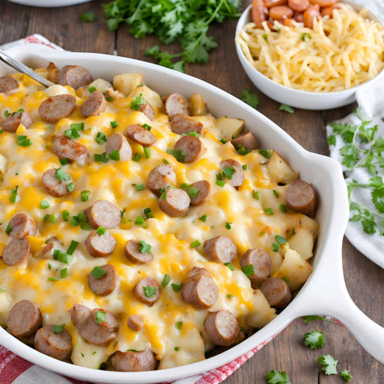 Cheesy Ranch Potatoes and Sausage