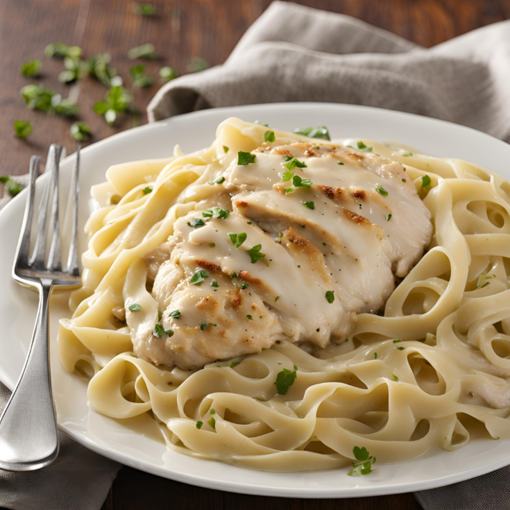 Chicken with Buttered Noodles