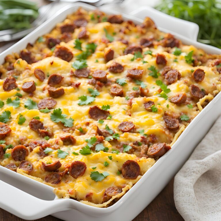 Chorizo & Potato Egg Casserole Recipe