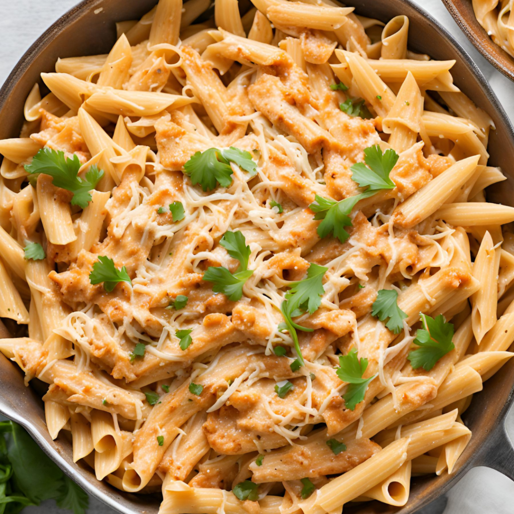 Creamy Buffalo Chicken Pasta recipe | Cheff Recipes