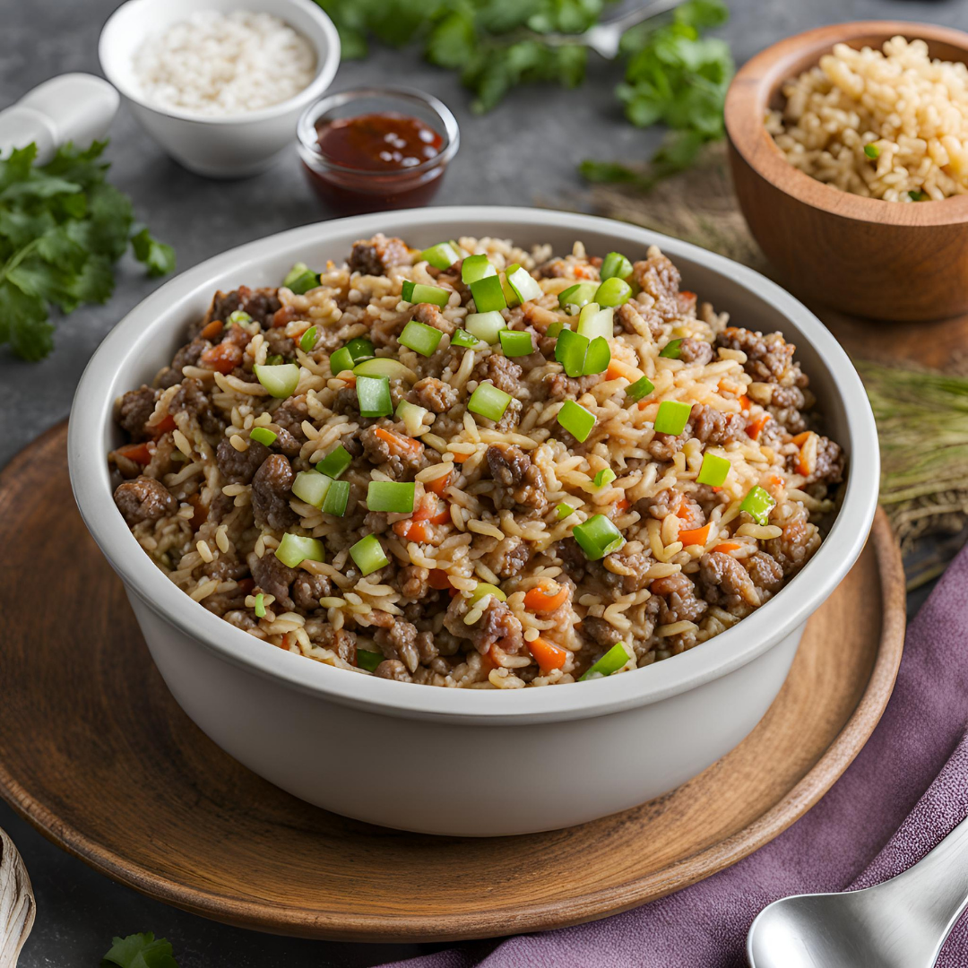 Dirty Rice with Ground Beef
