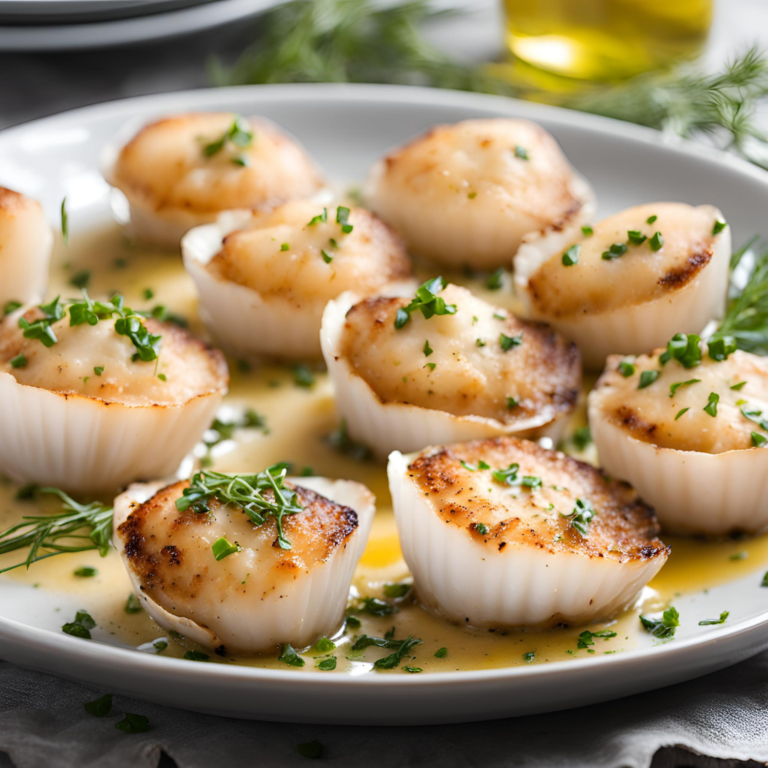 Easy Baked Scallops