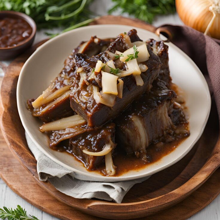 French Onion Short Ribs Recipe