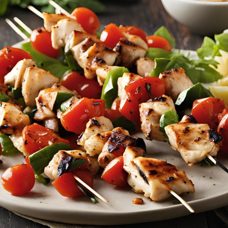 Italian Chicken Skewers recipe