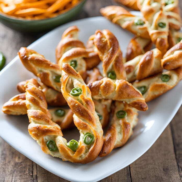 Jalapeno Cheddar Pretzel Twists Recipe