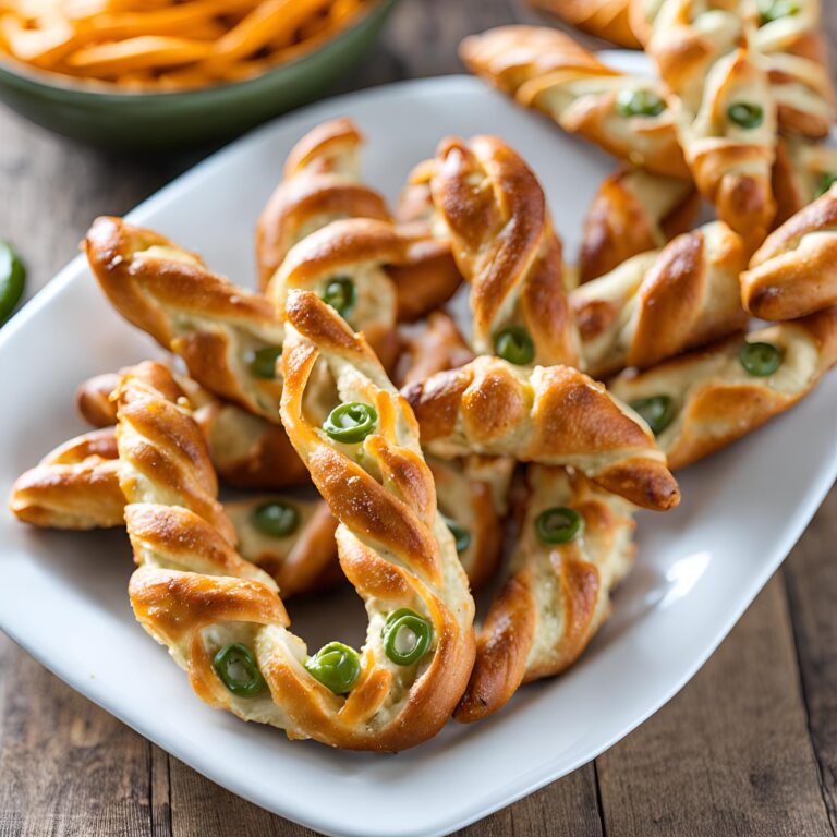 Jalapeno Cheddar Pretzel Twists Recipe