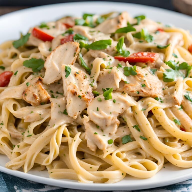 Lighter Creamy Cajun Chicken Pasta