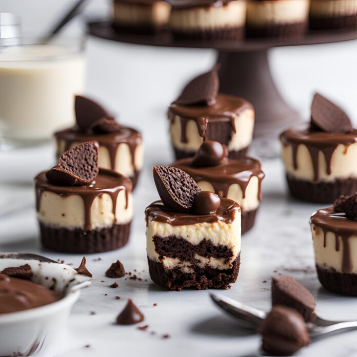 Mini Chocolate Cheesecakes