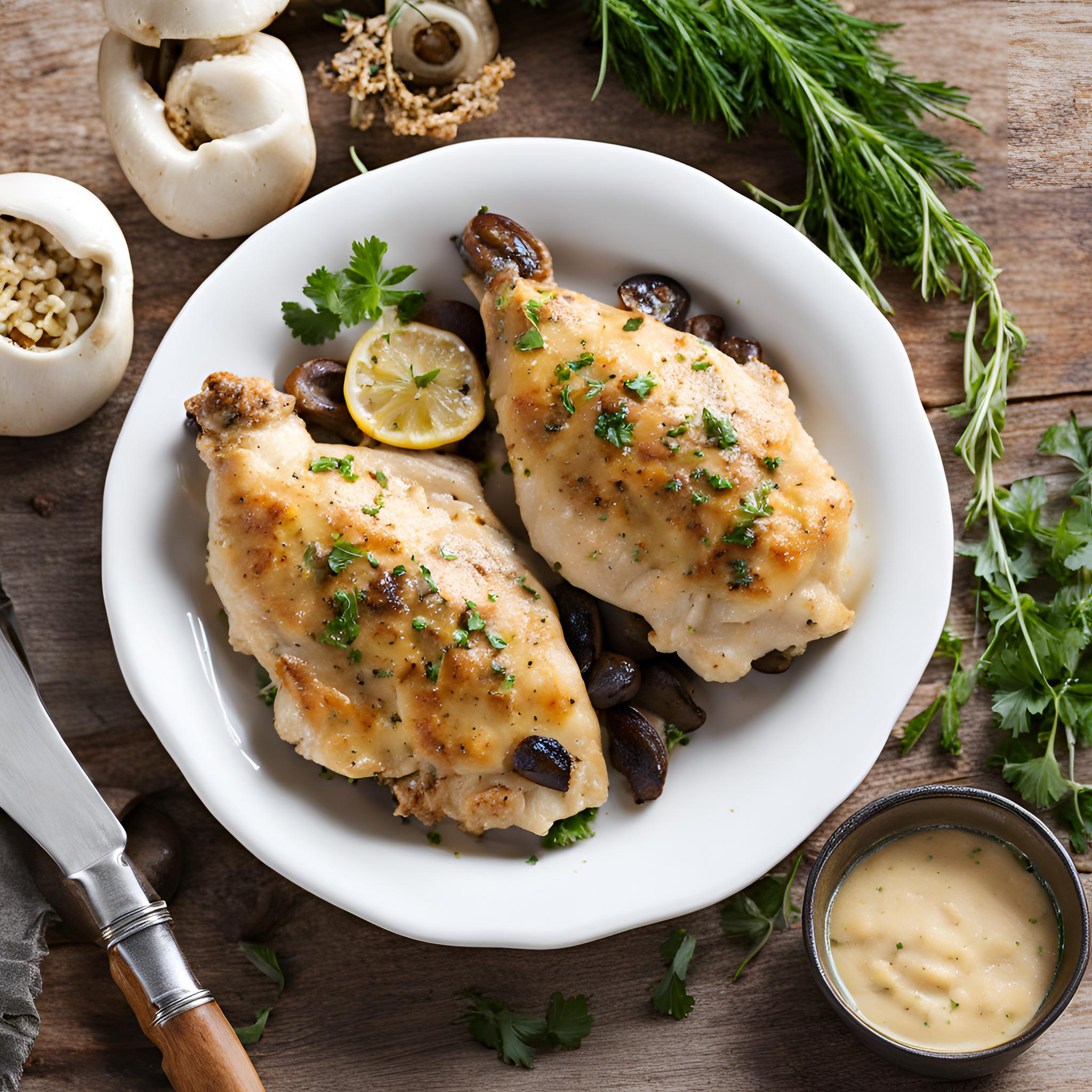 Mushroom Stuffed Chicken Breast Recipe | Cheff Recipes