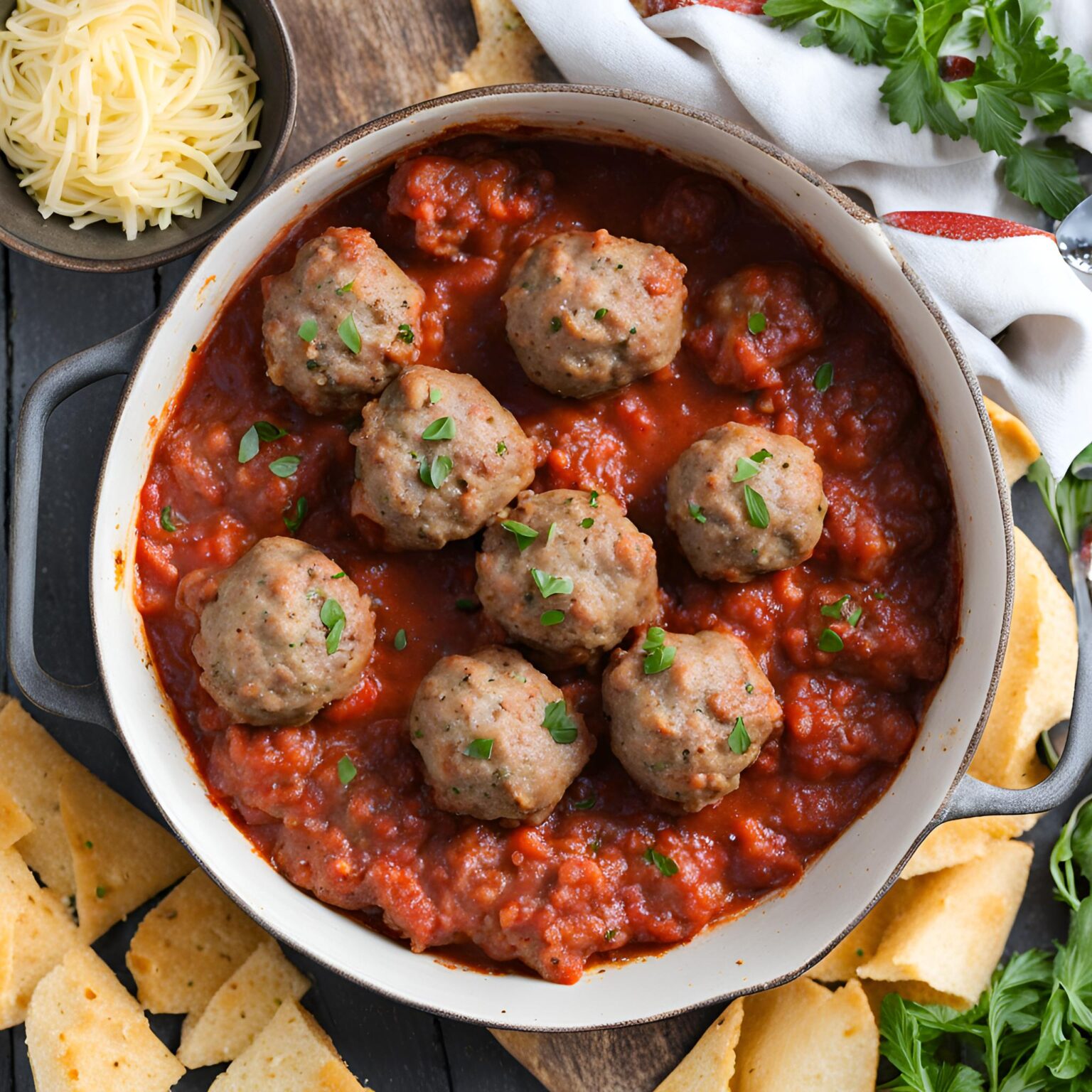 Simple Baked Italian Oregano Meatballs | Cheff Recipes
