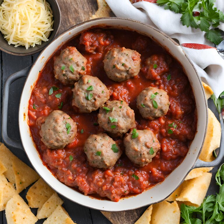 Simple Baked Italian Oregano Meatballs