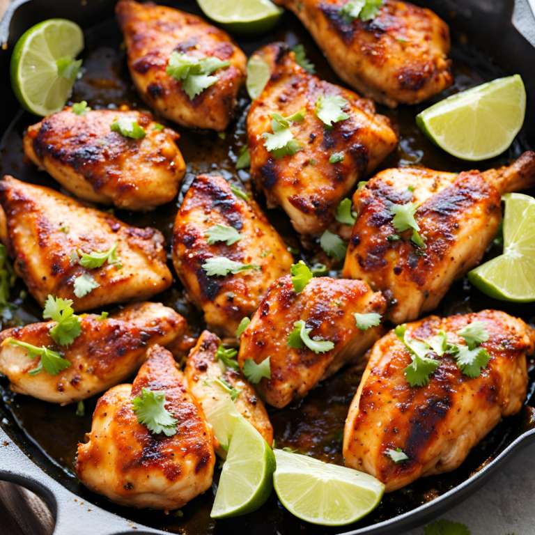 Spicy Honey-Lime Chicken recipe