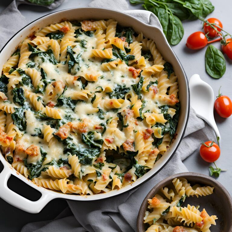 Spinach Ricotta Pasta Bake