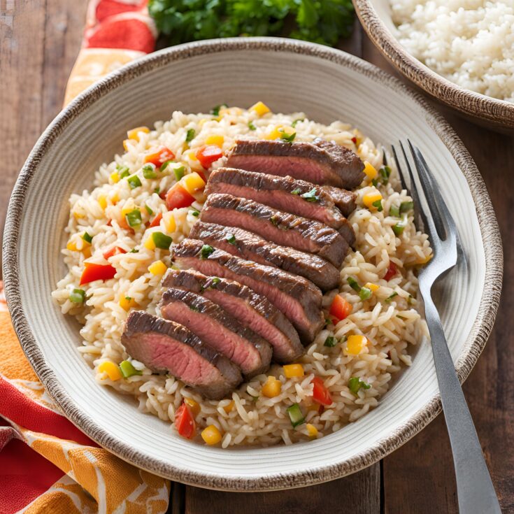 Steak & Queso Rice Recipe