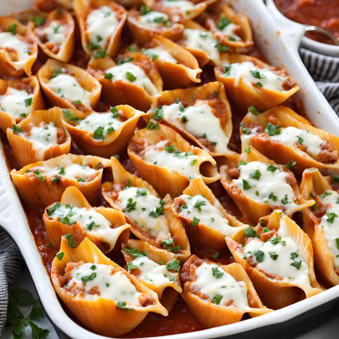 The Best Buffalo Stuffed Shells Recipe