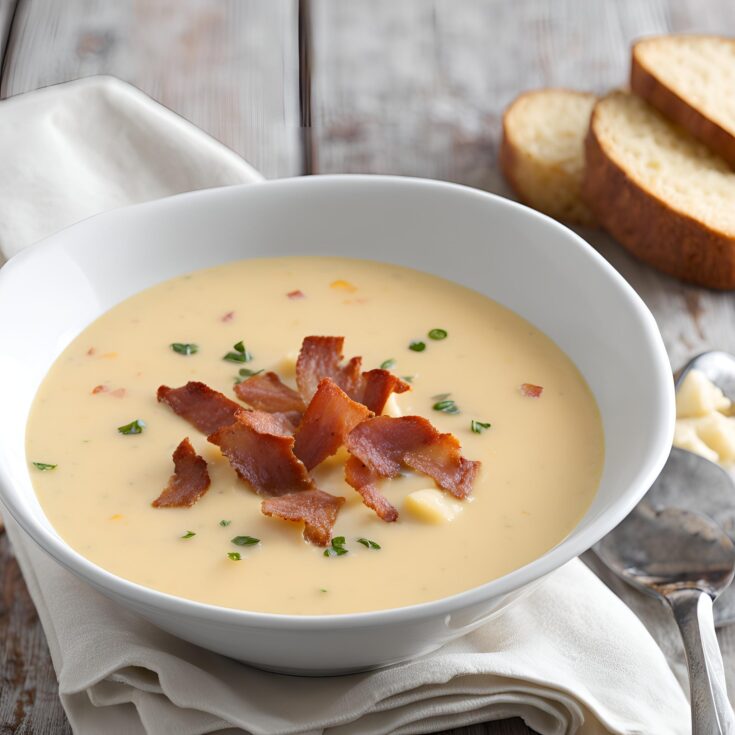 Wisconsin Bacon and Potato Cheese Soup recipe
