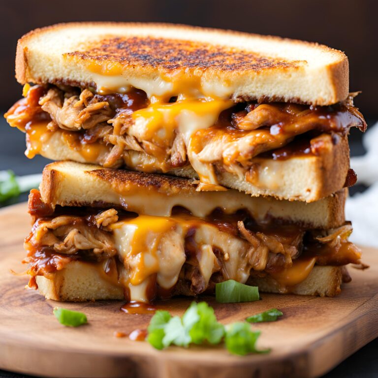 BBQ Chicken Grilled Cheese