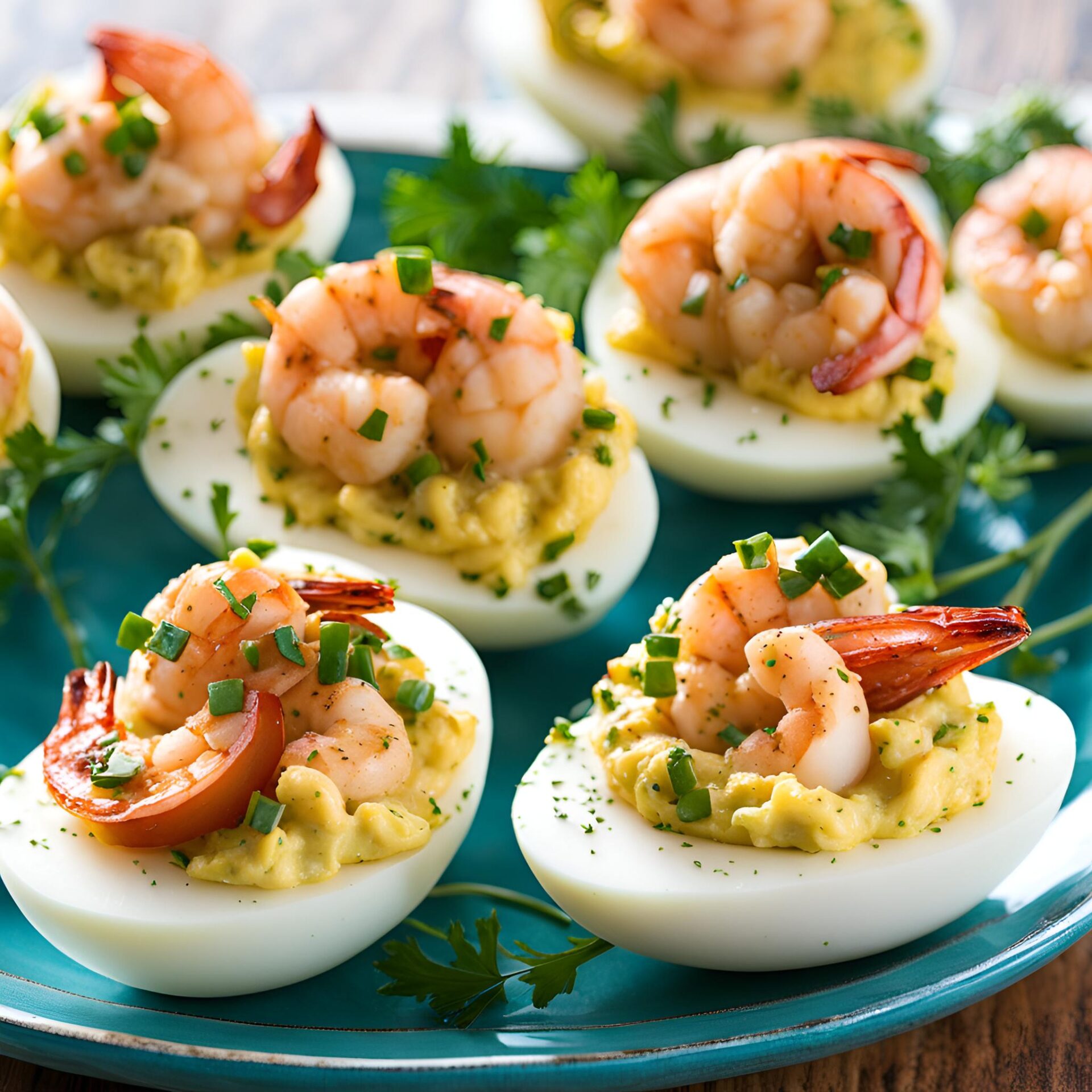 Cajun Shrimp Deviled Eggs Recipe | Cheff Recipes