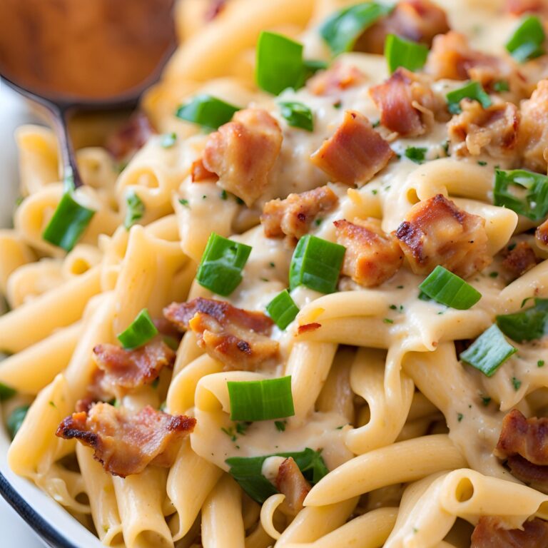 Cheddar Bacon Ranch Chicken Pasta Recipe