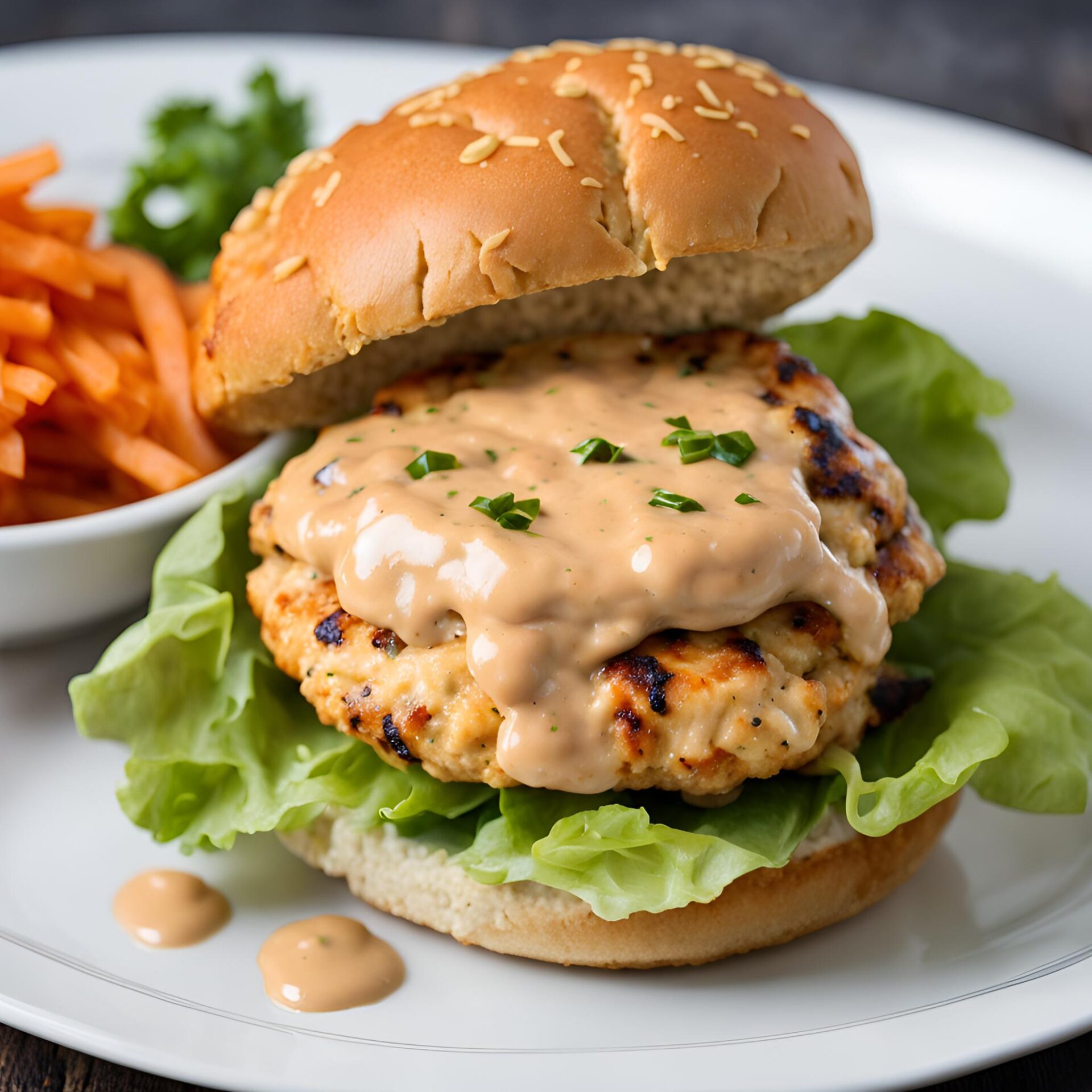 Chicken Burgers with Bang Bang Sauce Recipe | Cheff Recipes