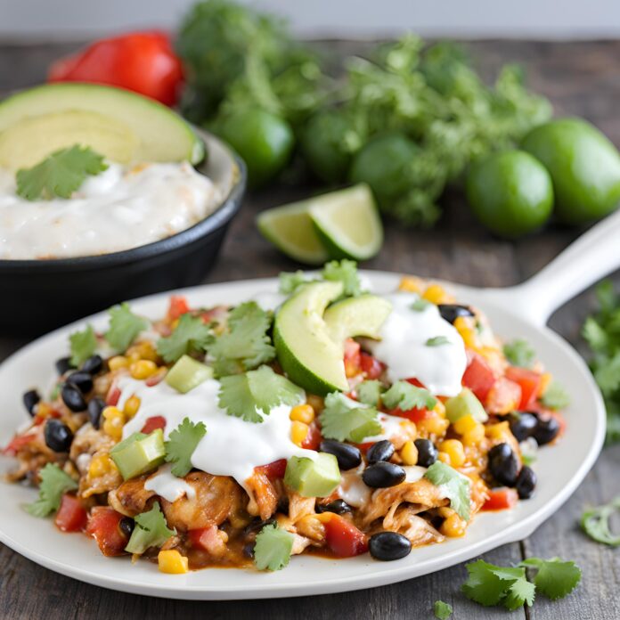 Chicken Burrito Skillet
