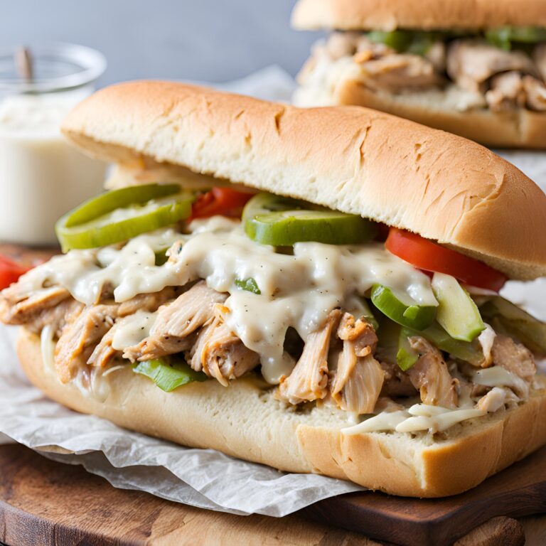 Chicken Philly Sandwich Recipe