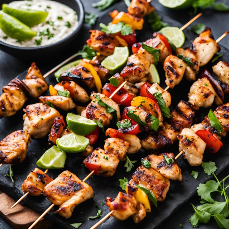 Chicken Skewers Grilled Recipe