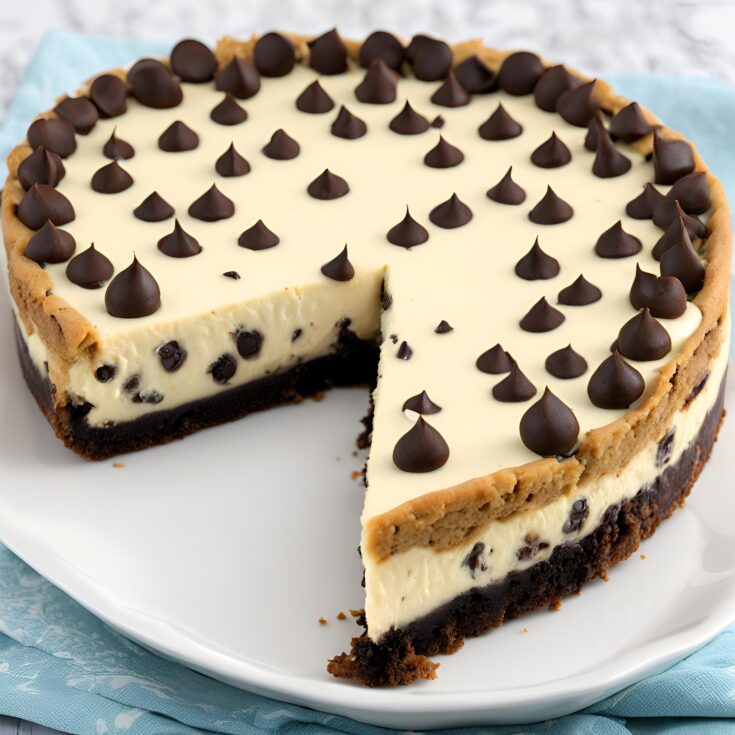 Chocolate Chip Cookie Crust Cheesecake Recipe