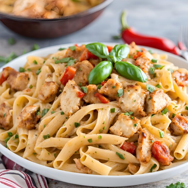 Copycat Chili's Cajun Chicken Pasta Recipe