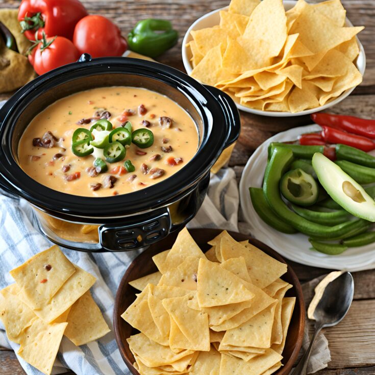 Cowboy Queso Crock Pot Recipe