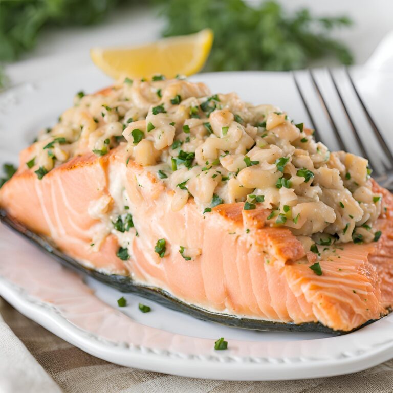 Crab Stuffed Salmon Recipe