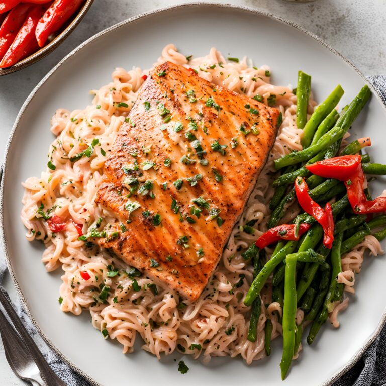 Creamy Cajun Pepper Salmon Recipe