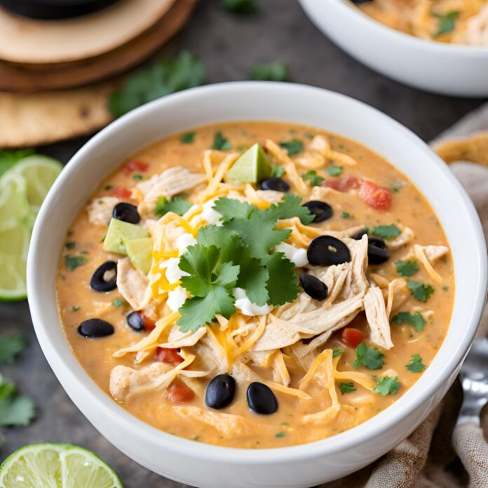 Creamy Chicken Tortilla Soup