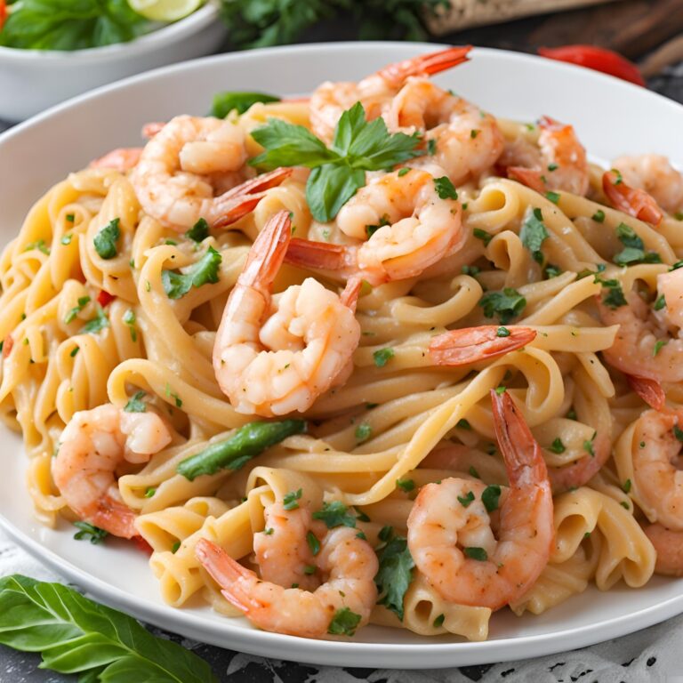 Creamy Jamaican Shrimp Rasta Pasta Recipe