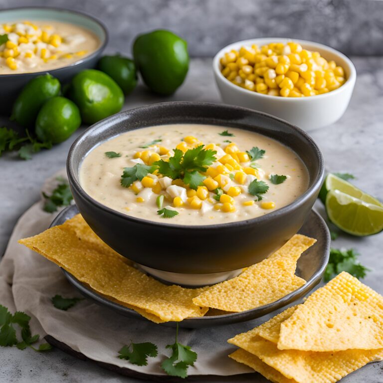 Creamy Mexican Street Corn Soup Recipe