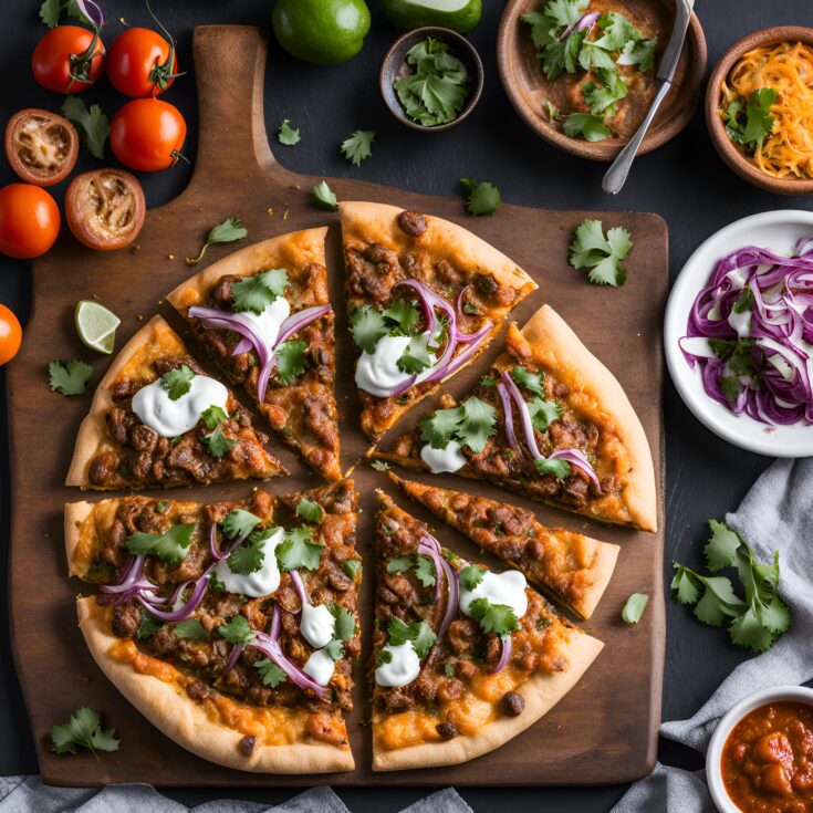 Crispy Oven-Baked Birria Pizza