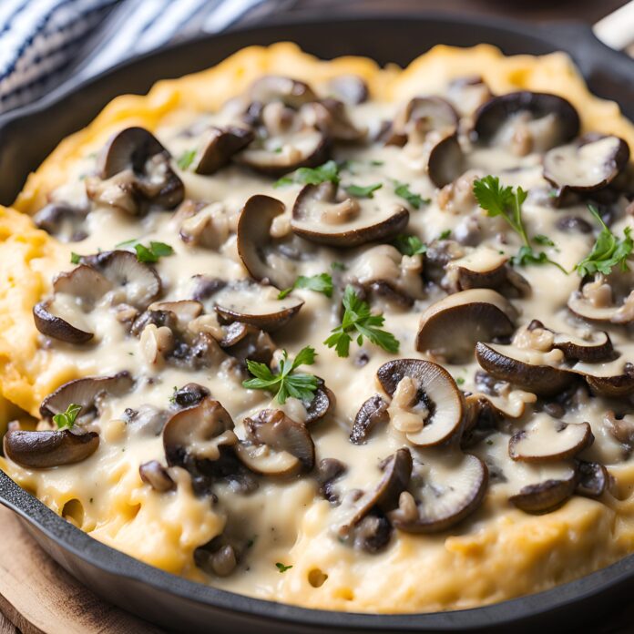 Easy Cheesy Mushroom Recipe
