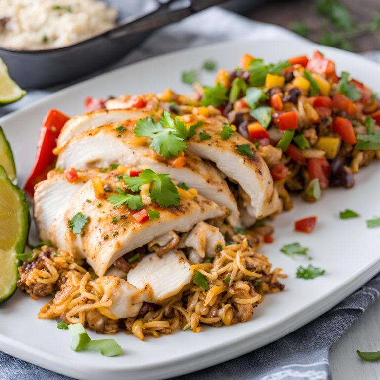 Fajita Stuffed Chicken Breast