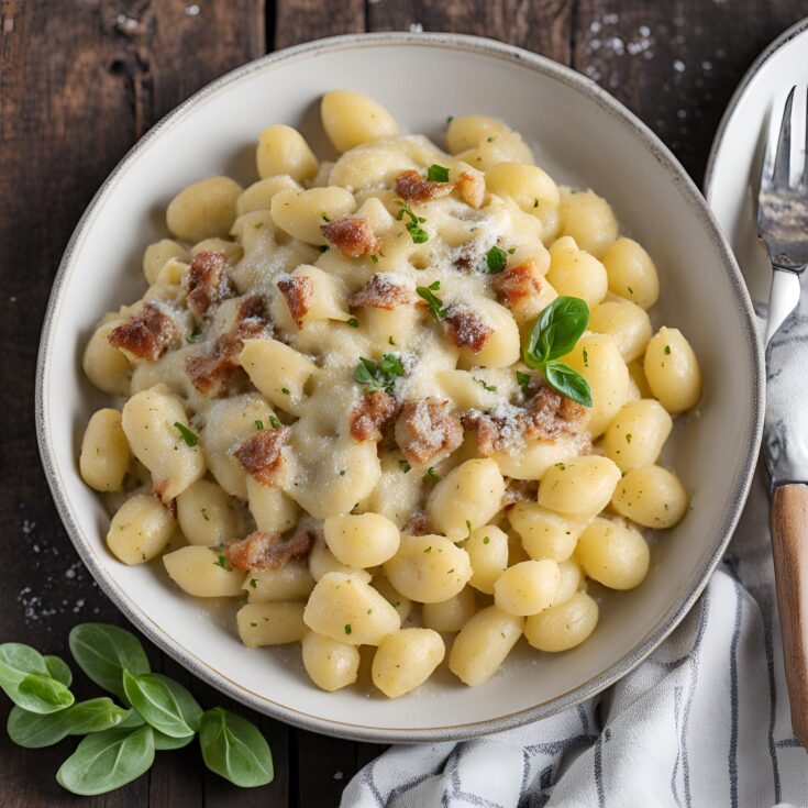 Gnocchi Carbonara