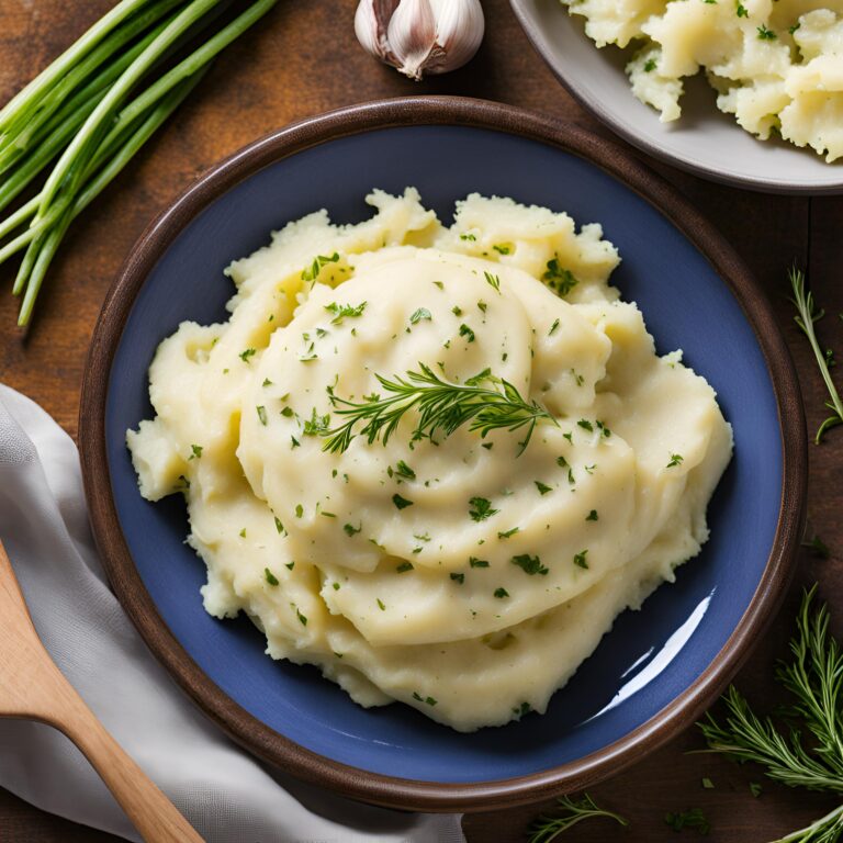 Herb and Garlic Mashed Potatoes