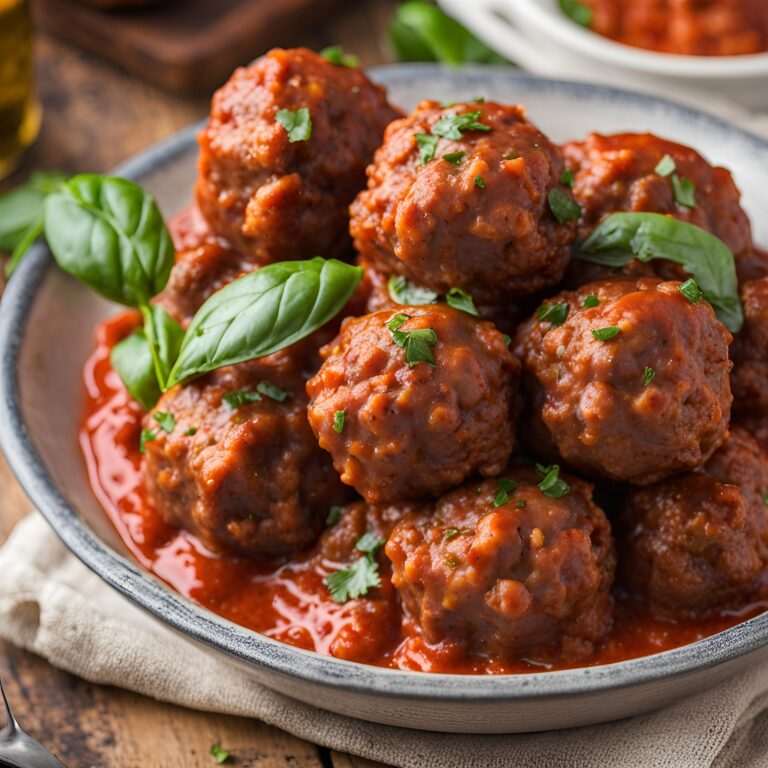 Homemade Italian Meatballs