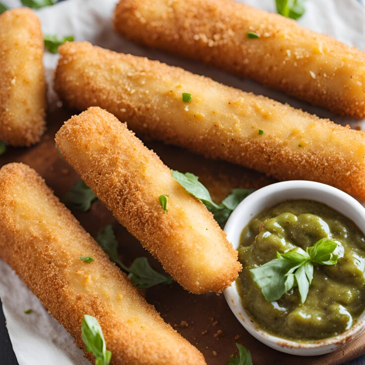 Homemade Mozzarella Sticks Recipe