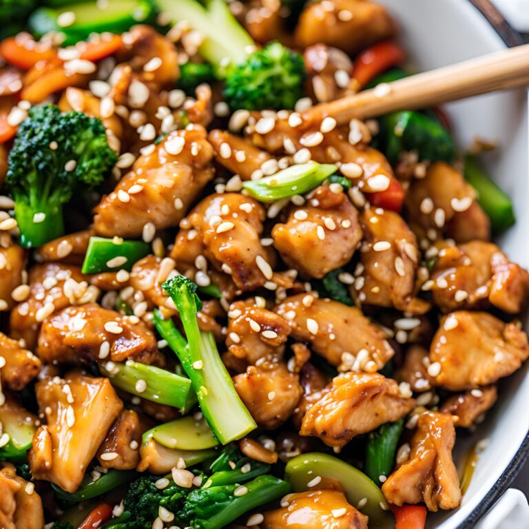 Honey Garlic Chicken Stir Fry Recipe