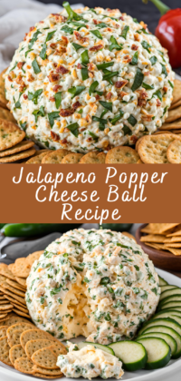 Jalapeno Popper Cheese Ball Recipe | Cheff Recipes