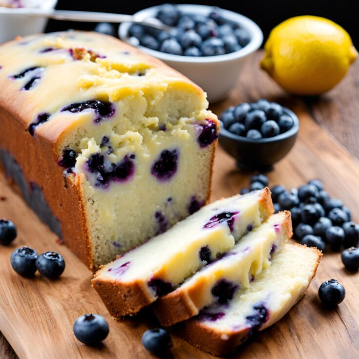 Lemon Blueberry Yogurt Loaf