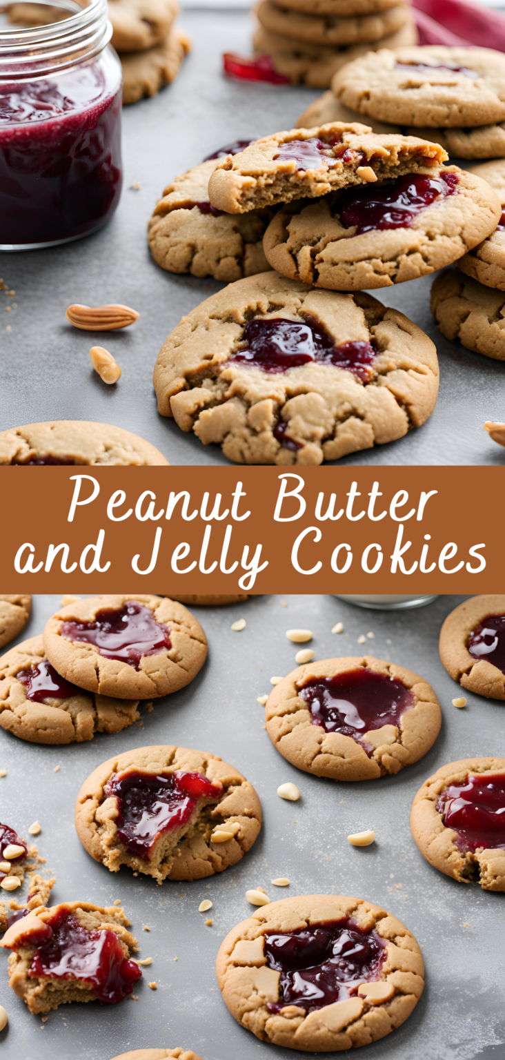 Peanut Butter and Jelly Cookies | Cheff Recipes