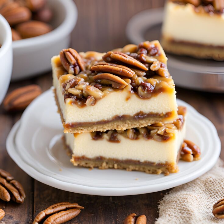 Pecan Pie Cheesecake Bars Recipe