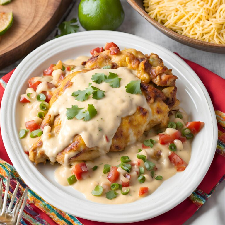 Queso Smothered Chicken Recipe